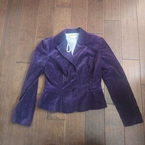 Julian Taylor New York Women's Purple 2 Button Blazer - Size 6